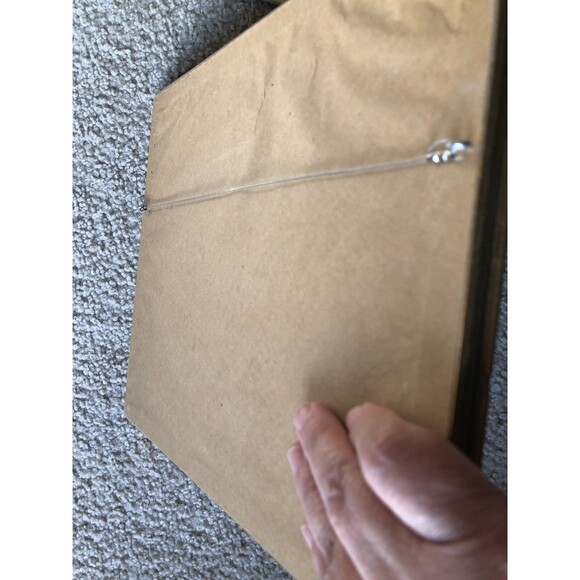 Framed Matted Signed Painting of Lawn Chairs - Picture 3 of 3